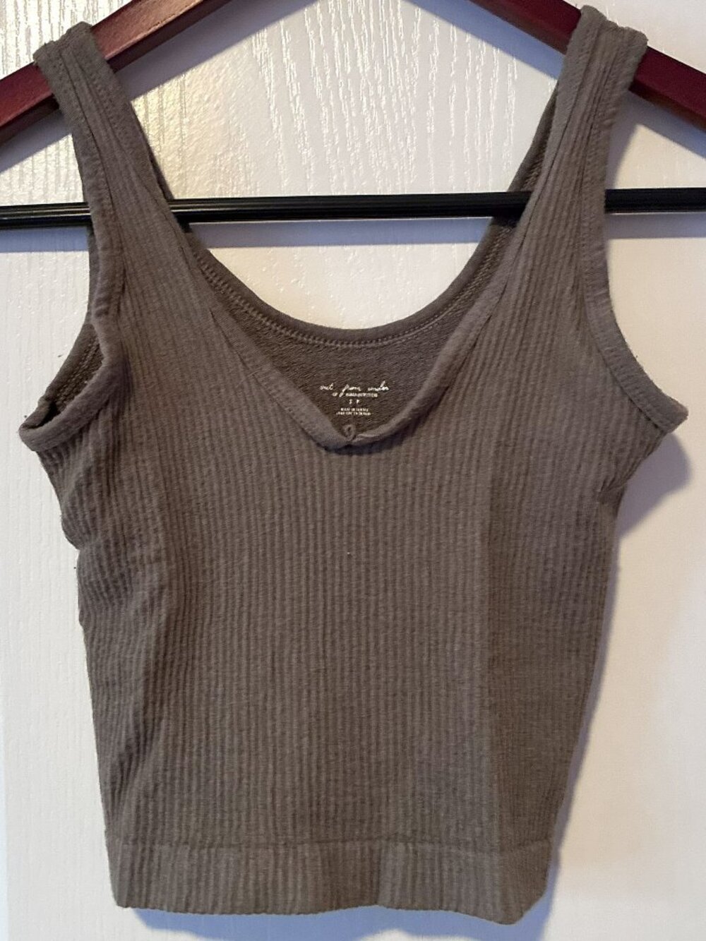 Out From Under Evergreen Fog Crop Top